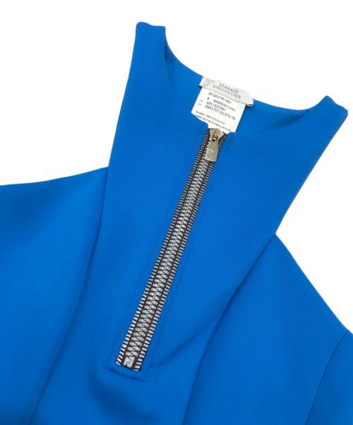 VERSACE COLLECTION（ヴェルサーチ コレクション）VERSACE COLLECTION (ヴェルサーチ コレクション) ジップワンピース ブルー サイズ:40の古着・服飾アイテム