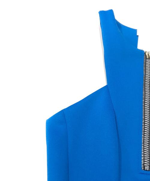 VERSACE COLLECTION（ヴェルサーチ コレクション）VERSACE COLLECTION (ヴェルサーチ コレクション) ジップワンピース ブルー サイズ:40の古着・服飾アイテム