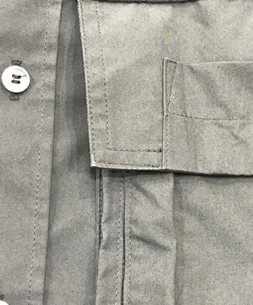 sacai（サカイ）sacai (サカイ) コットンウェザーシャツ/ポケットシャツ ブラック サイズ:3の古着・服飾アイテム