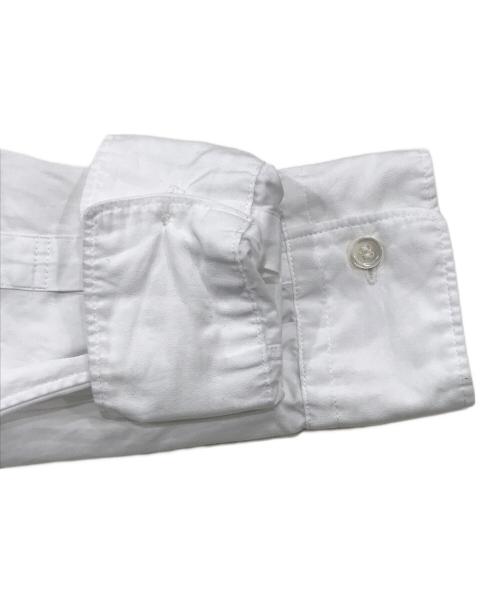 COMME des GARCONS HOMME DEUX（コムデギャルソン オム ドゥ）COMME des GARCONS HOMME DEUX (コムデギャルソン オム ドゥ) ギンガムチェック切替シャツ/長袖シャツ ホワイト サイズ:Ｓの古着・服飾アイテム