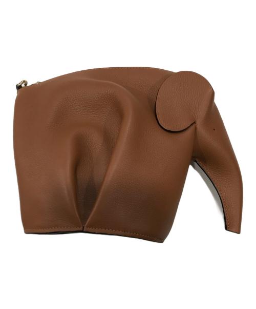 LOEWE（ロエベ）LOEWE (ロエベ) エレファントバッグ/ショルダーバッグ ブラウンの古着・服飾アイテム