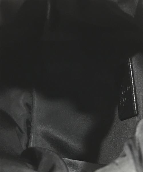 GUCCI（グッチ）GUCCI (グッチ) GGミニリュック/レザー切替バッグ ブラックの古着・服飾アイテム