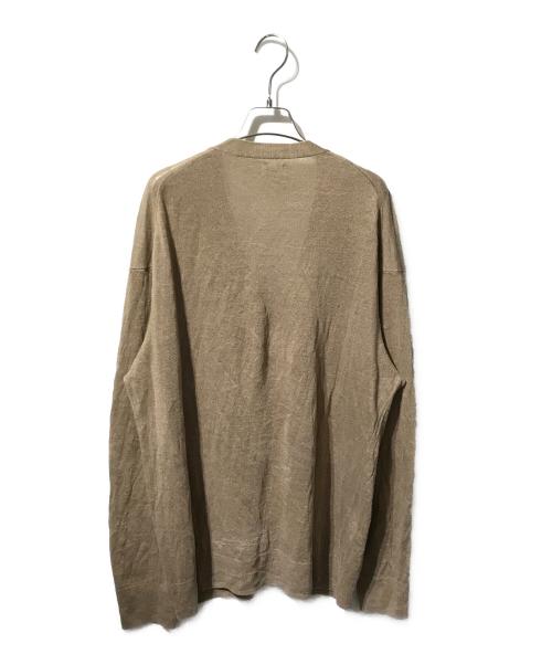 RHC Ron Herman（アールエイチシー ロンハーマン）RHC Ron Herman (アールエイチシー ロンハーマン) リネンカーディガン ブラウン サイズ:Mの古着・服飾アイテム