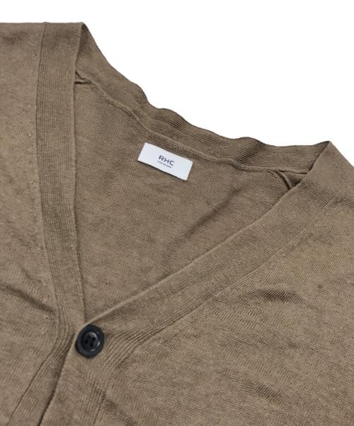 RHC Ron Herman（アールエイチシー ロンハーマン）RHC Ron Herman (アールエイチシー ロンハーマン) リネンカーディガン ブラウン サイズ:Mの古着・服飾アイテム