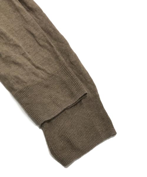 RHC Ron Herman（アールエイチシー ロンハーマン）RHC Ron Herman (アールエイチシー ロンハーマン) リネンカーディガン ブラウン サイズ:Mの古着・服飾アイテム