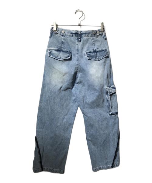 PEAS（ピース）PEAS (ピース) パラシュートカーゴパンツ/デニムカーゴパンツ インディゴの古着・服飾アイテム