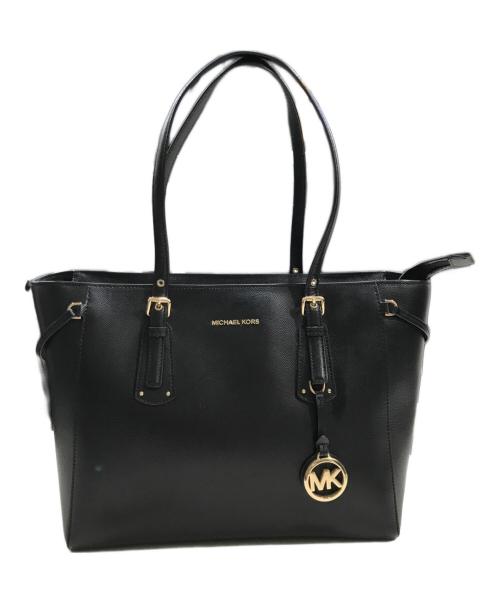 MICHAEL KORS（マイケル・コース）MICHAEL KORS (マイケル・コース) トートバッグ ブラックの古着・服飾アイテム