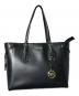 中古・古着 MICHAEL KORS (マイケル・コース) トートバッグ ブラック：10000円