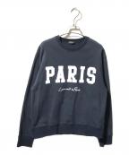 VERMEIL par ienaヴェルメイユ パー イエナ）の古着「PARIS ロゴスエット」｜ネイビー