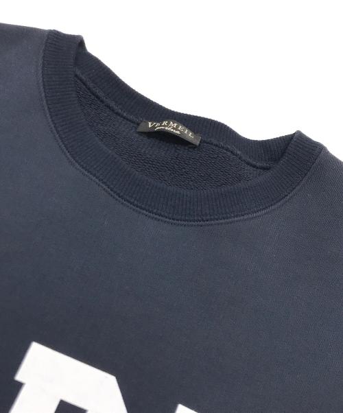 VERMEIL par iena（ヴェルメイユ パー イエナ）VERMEIL par iena (ヴェルメイユ パー イエナ) PARIS ロゴスエット ネイビー サイズ:表記なしの古着・服飾アイテム