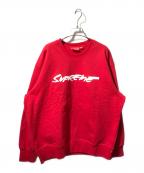 SUPREMEシュプリーム）の古着「Futura Logo Crewneck Sweat/ロゴ入りスウェット」｜レッド