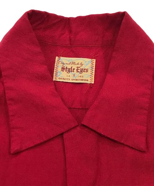 STYLE EYES（スタイルアイズ）STYLE EYES (スタイルアイズ) ボーリングシャツ レッド サイズ:Sの古着・服飾アイテム