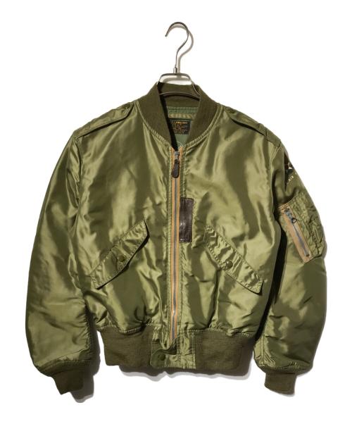 THE REAL McCOY'S（ザ・リアルマッコイズ）THE REAL McCOY'S (ザ・リアルマッコイズ) Ｌ-2フライトジャケット/ミリタリージャケット グリーン サイズ:36の古着・服飾アイテム