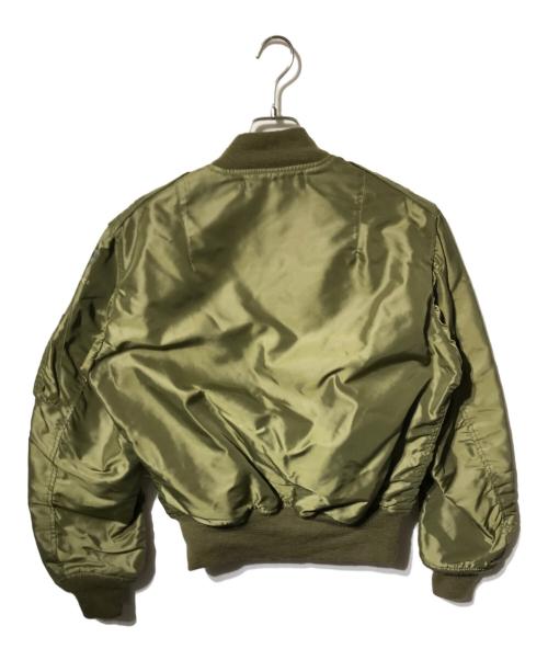 THE REAL McCOY'S（ザ・リアルマッコイズ）THE REAL McCOY'S (ザ・リアルマッコイズ) Ｌ-2フライトジャケット/ミリタリージャケット グリーン サイズ:36の古着・服飾アイテム