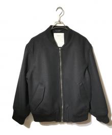OVERCOAT（オーバーコート）の古着「MA-1 ボンバージャケット/オーバーサイズジャケット」｜ブラック