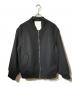 OVERCOAT（オーバーコート）の古着「MA-1 ボンバージャケット/オーバーサイズジャケット」｜ブラック