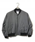 Lui'sルイス）の古着「ブルゾン/ダブルジップジャケット」｜グレー