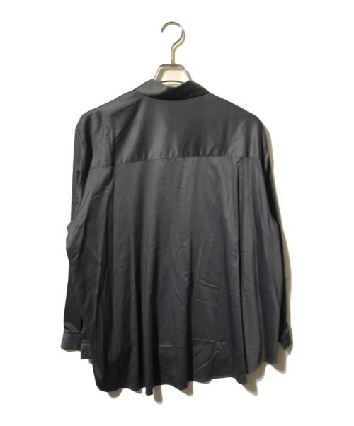 Lui's（ルイス）Lui's (ルイス) バンブーレーヨンエアリーシャツ/長袖シャツ グレー サイズ:Sの古着・服飾アイテム