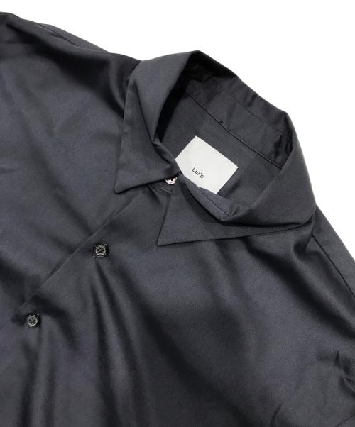 Lui's（ルイス）Lui's (ルイス) バンブーレーヨンエアリーシャツ/長袖シャツ グレー サイズ:Sの古着・服飾アイテム