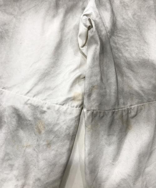 SHINYA KOZUKA（シンヤコズカ）SHINYA KOZUKA (シンヤコズカ) ウォッシュドハイバギーパンツ/バギーパンツ ホワイト×ブラック サイズ:Mの古着・服飾アイテム