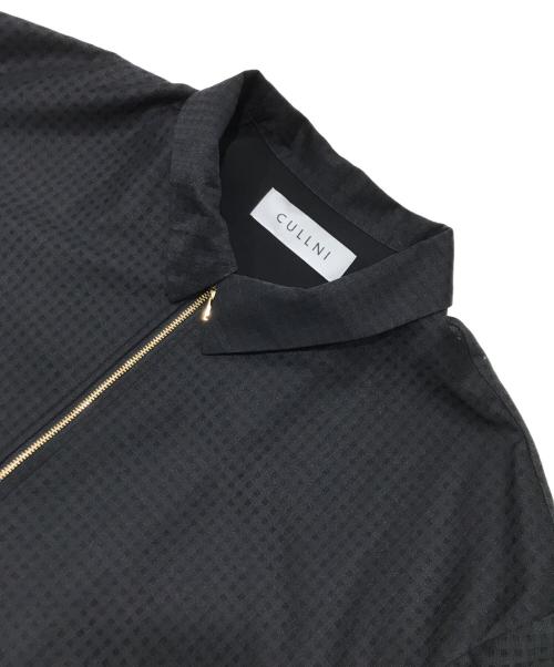 CULLNI（クルニ）CULLNI (クルニ) S/Sジップシャツ/シャツ/シースルー ブラック サイズ:1の古着・服飾アイテム