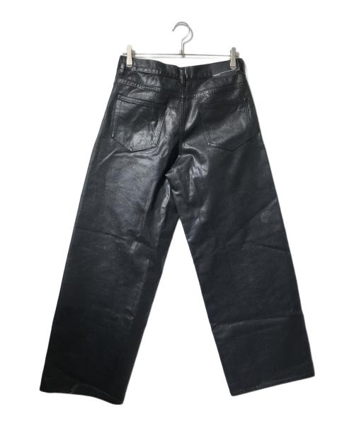 LAD MUSICIAN（ラッドミュージシャン）LAD MUSICIAN (ラッドミュージシャン) コーティングストレートデニムパンツ ブラック サイズ:44の古着・服飾アイテム