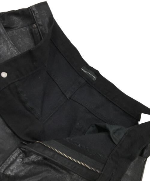 LAD MUSICIAN（ラッドミュージシャン）LAD MUSICIAN (ラッドミュージシャン) コーティングストレートデニムパンツ ブラック サイズ:44の古着・服飾アイテム