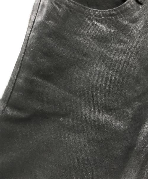 LAD MUSICIAN（ラッドミュージシャン）LAD MUSICIAN (ラッドミュージシャン) コーティングストレートデニムパンツ ブラック サイズ:44の古着・服飾アイテム