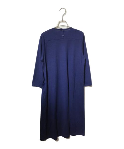 EIKOFUL（エイコフル）EIKOFUL (エイコフル) ウール100ワンピース/長袖ワンピース ネイビー サイズ:S-Mの古着・服飾アイテム