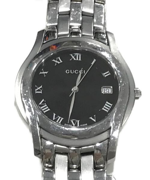 GUCCI（グッチ）GUCCI (グッチ) リストウォッチ/時計 ブラックの古着・服飾アイテム