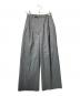FRAMeWORK（フレームワーク）の古着「ウォッシャブルトロタックワイドパンツ/スラックス」｜グレー