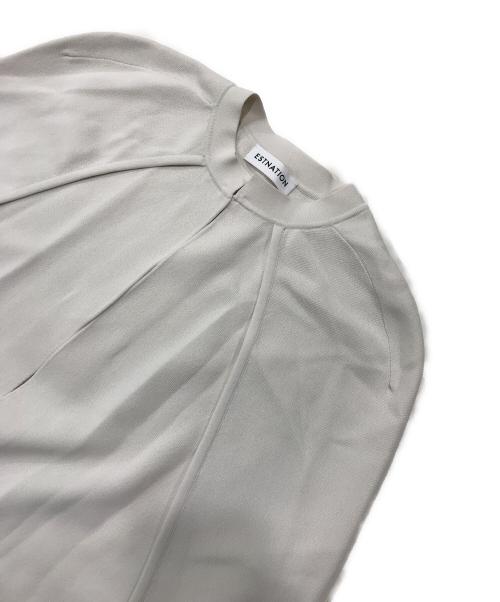 ESTNATION（エストネーション）ESTNATION (エストネーション) 2WAYニットケープ/ベスト アイボリー サイズ:Ｆの古着・服飾アイテム