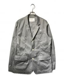 ROUGH&SWELL（ラフアンドスウェル）の古着「3Bジャケット/ロゴ入りジャケット」｜グレー