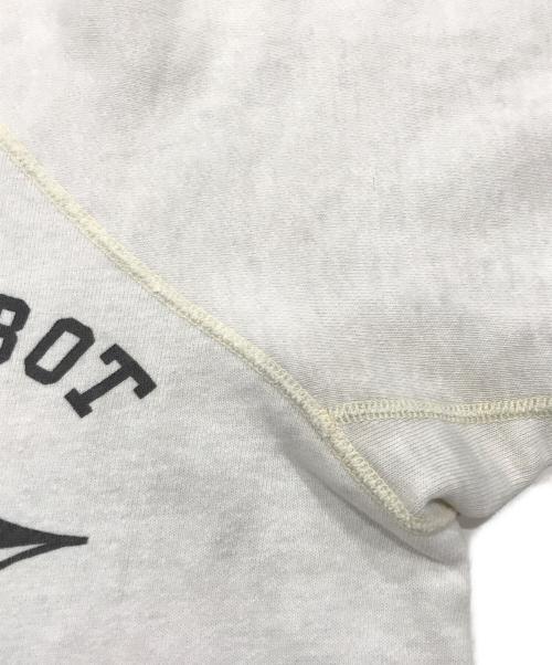 B.V.D（ビーブイディー）B.V.D (ビーブイディー) ラグランヴィンテージスウェット/ロゴ入りスウェット ホワイト×グレー サイズ:Lの古着・服飾アイテム