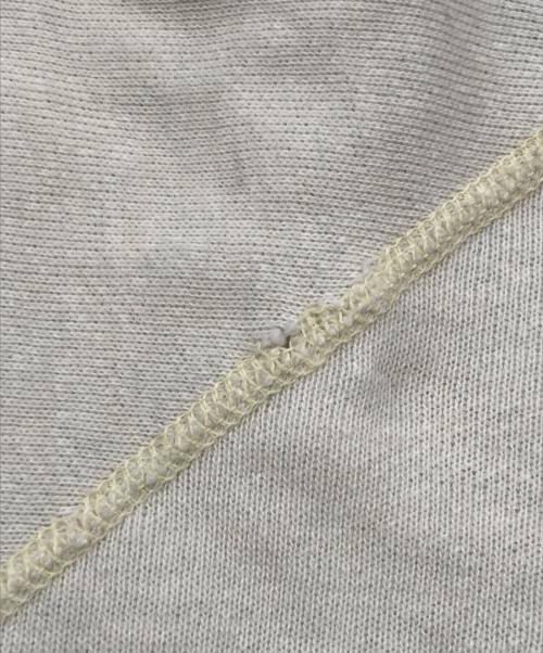 B.V.D（ビーブイディー）B.V.D (ビーブイディー) ラグランヴィンテージスウェット/ロゴ入りスウェット ホワイト×グレー サイズ:Lの古着・服飾アイテム