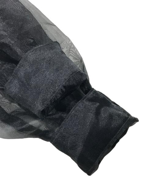 COMME des GARCONS（コムデギャルソン）COMME des GARCONS (コムデギャルソン) オーガンジーシースルーシャツ ブラック サイズ:Mの古着・服飾アイテム
