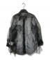 COMME des GARCONS (コムデギャルソン) オーガンジーシースルーシャツ ブラック サイズ:M：18000円