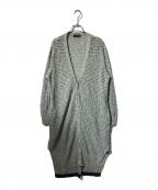RISMAT by Y'sリスマットバイワイズ）の古着「RESORT RIB COLOURED  LONG CARDIGAN」｜グリーン