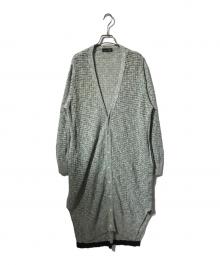 RISMAT by Y's（リスマットバイワイズ）の古着「RESORT RIB COLOURED  LONG CARDIGAN」｜グリーン