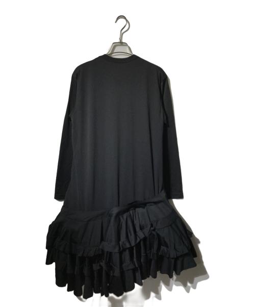 COMME des GARCONS COMME des GARCONS（コムデギャルソン コムデギャルソン）COMME des GARCONS COMME des GARCONS (コムデギャルソン コムデギャルソン) 裾フリルインナーチュールワンピース ブラック サイズ:Sの古着・服飾アイテム
