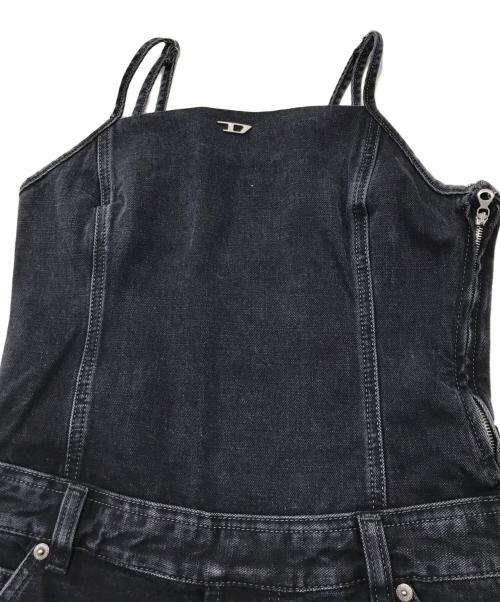 DIESEL（ディーゼル）DIESEL (ディーゼル) デニムジャンプスーツ ブラック サイズ:Sの古着・服飾アイテム