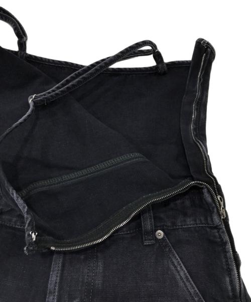 DIESEL（ディーゼル）DIESEL (ディーゼル) デニムジャンプスーツ ブラック サイズ:Sの古着・服飾アイテム