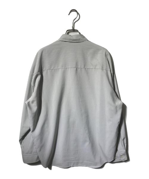 PUBLIC TOKYO（パブリックトウキョウ）PUBLIC TOKYO (パブリックトウキョウ) コンフォートリラックスレギュラーシャツ ベージュ×ホワイト サイズ:1の古着・服飾アイテム