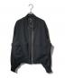 GROUND Y（グラウンドワイ）の古着「ジップMA-1ジャケット」｜ブラック