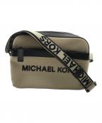 MICHAEL KORSマイケル・コース）の古着「ロゴショルダーバッグ」｜ベージュ×ブラック