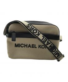 MICHAEL KORS（マイケル・コース）の古着「ロゴショルダーバッグ」｜ベージュ×ブラック