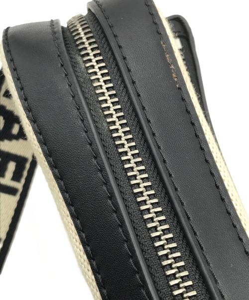 MICHAEL KORS（マイケル・コース）MICHAEL KORS (マイケル・コース) ロゴショルダーバッグ ベージュ×ブラックの古着・服飾アイテム