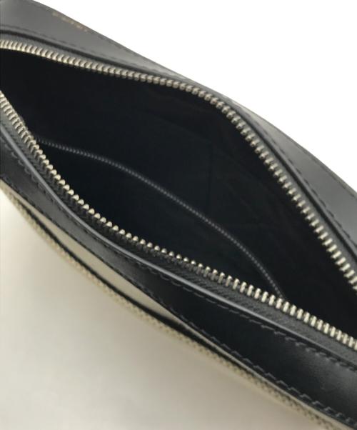 MICHAEL KORS（マイケル・コース）MICHAEL KORS (マイケル・コース) ロゴショルダーバッグ ベージュ×ブラックの古着・服飾アイテム