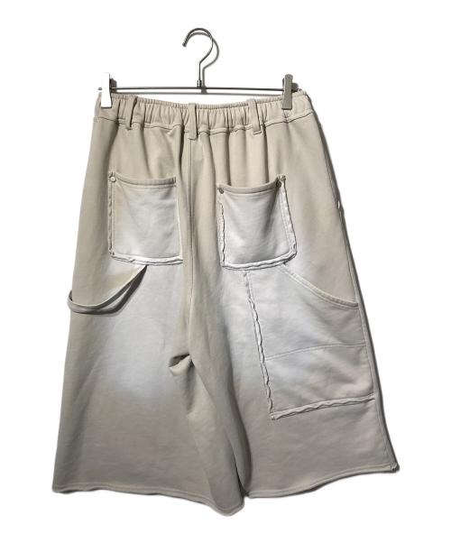 DANKE SCHON（ダンケ シェーン）DANKE SCHON (ダンケ シェーン) ダブルニーショーツ/SULFUR SWEAT W-KNEE SHORTS ベージュ サイズ:Mの古着・服飾アイテム