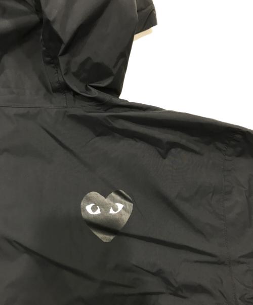 PLAY COMME des GARCONS（プレイコムデギャルソン）PLAY COMME des GARCONS (プレイコムデギャルソン) K-WAY (ケイウェイ) フルジップフーデッドジャケット/ジップアップジャケット ブラック サイズ:Ｍの古着・服飾アイテム